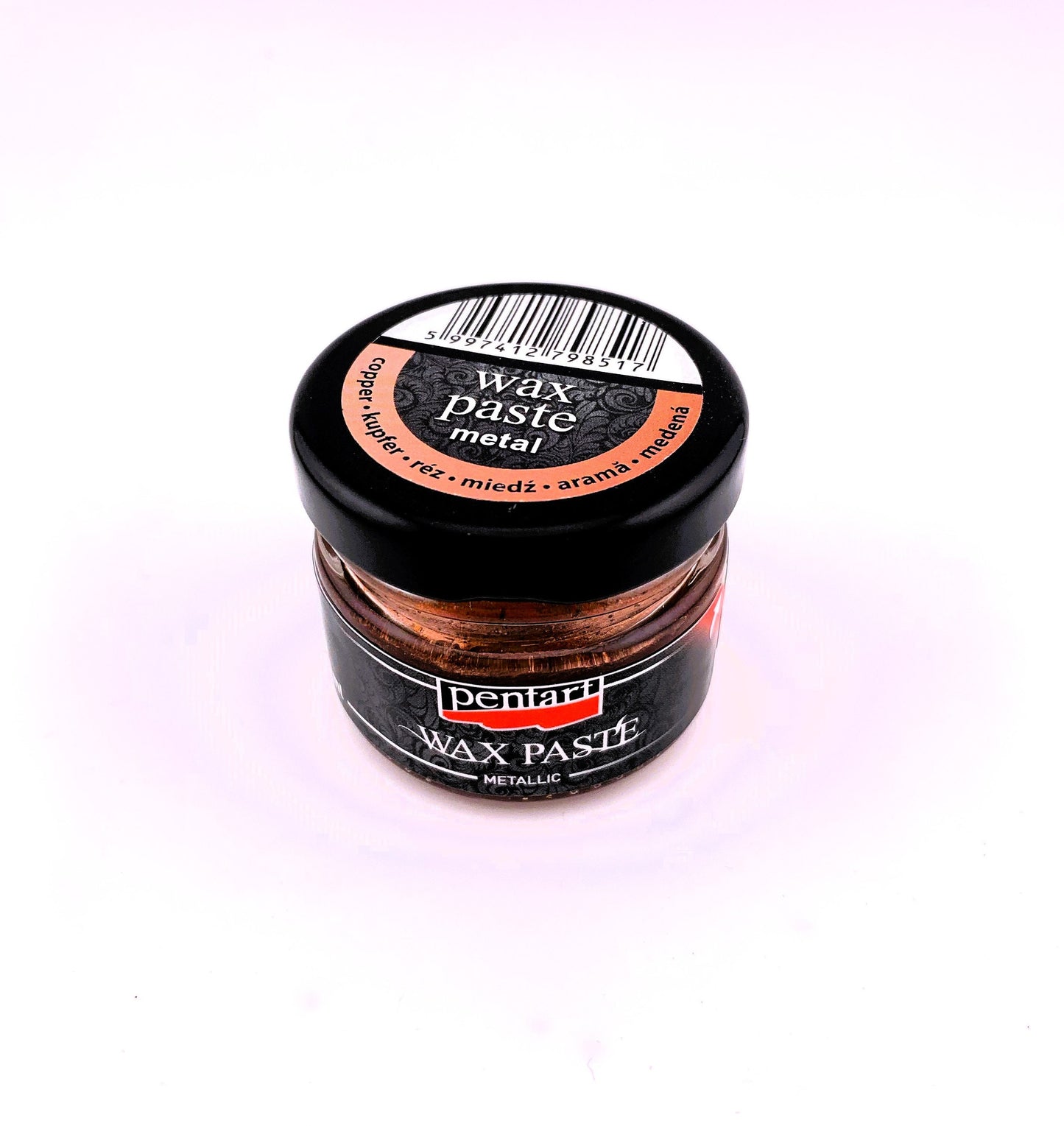 Pentart, Wax Paste, Metallic, Metal, Wax Paste, 20 ml, Silver, Copper, Rose Gold, Gold, Aged Effect, Antique Effect