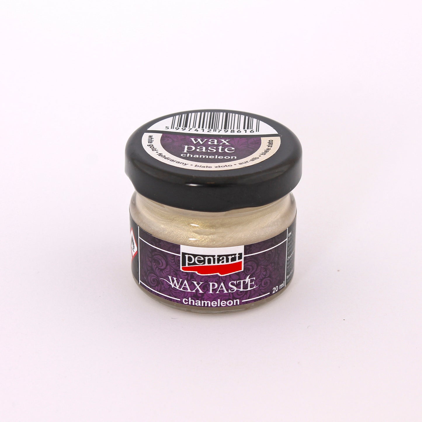 Pentart, Wax Paste, Chameleon, 20 ml, Blue, White Gold, Violet, Iridescent, Metallic, Sparkle
