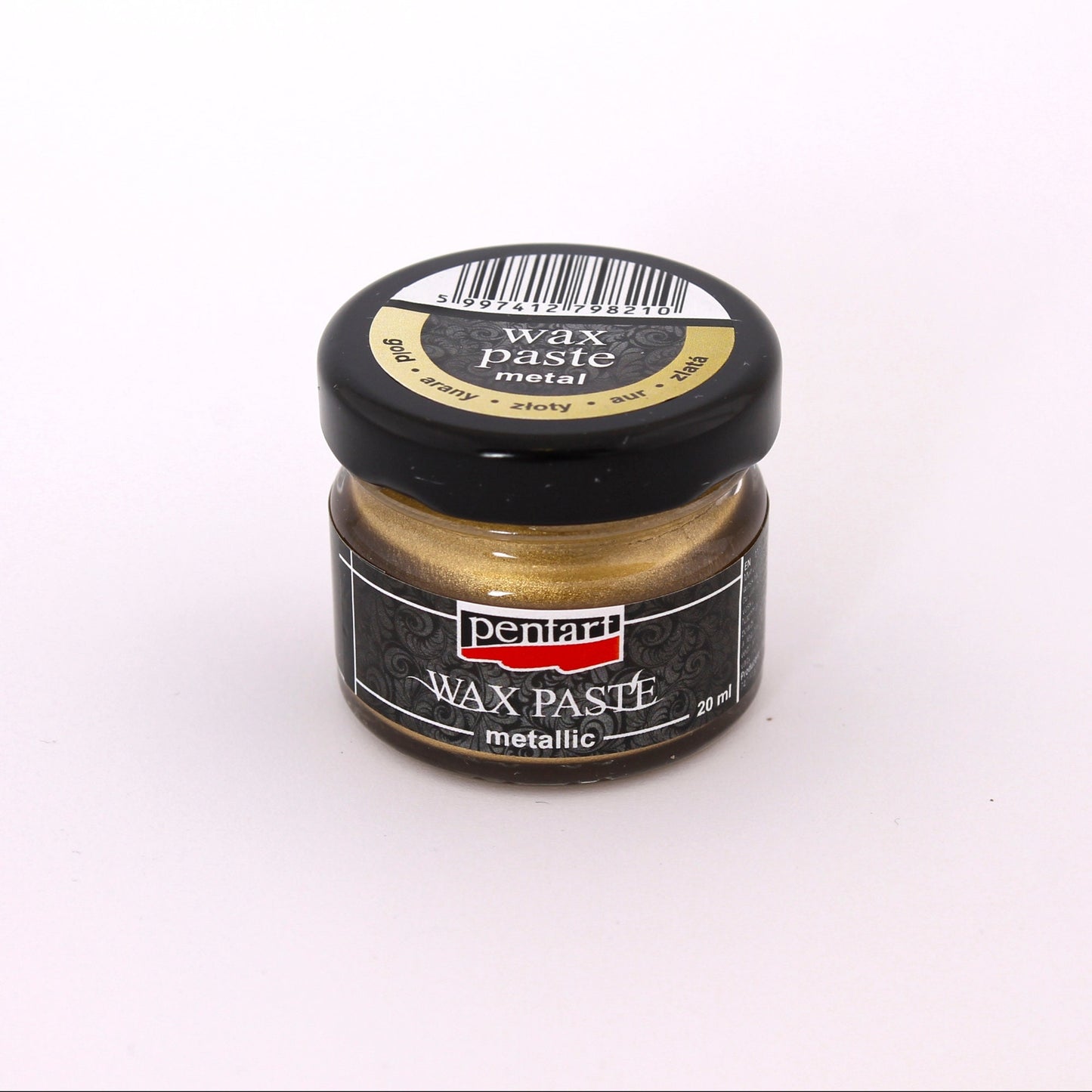 Pentart, Wax Paste, Metallic, Metal, Wax Paste, 20 ml, Silver, Copper, Rose Gold, Gold, Aged Effect, Antique Effect