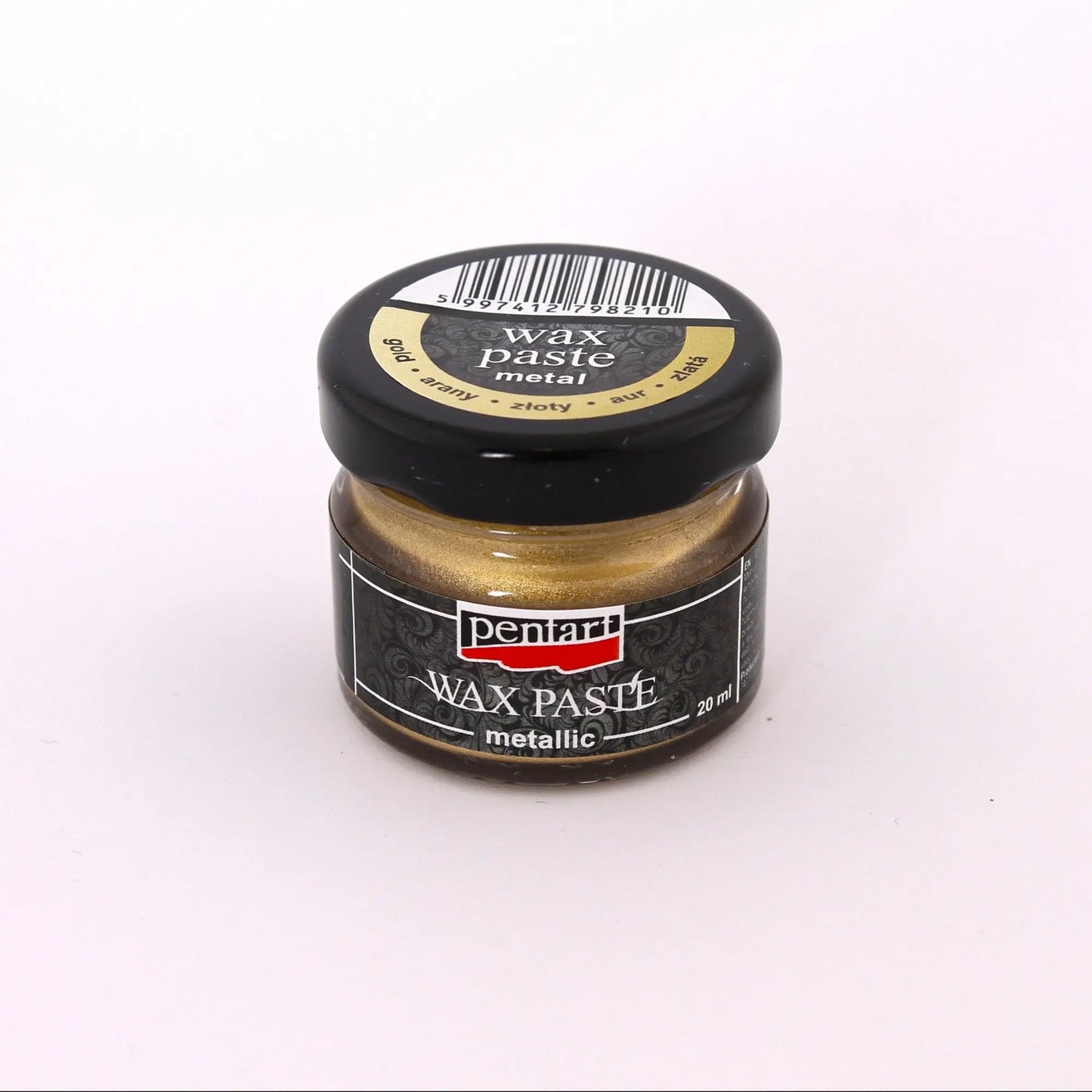 Pentart, Wax Paste, Metallic, Metal, Wax Paste, 20 ml, Silver, Copper, Rose Gold, Gold, Aged Effect, Antique Effect Pentart