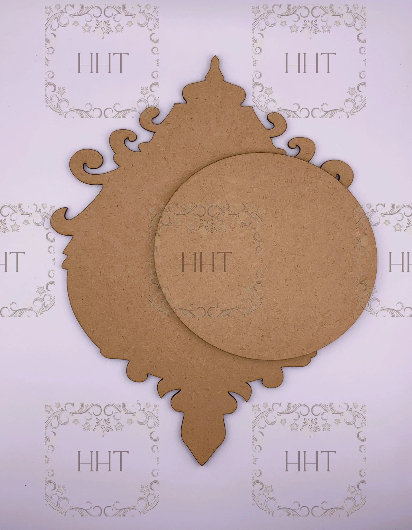 Laser Cut MDF, Japanese, Asian Style, Base, Blank, Overlay, Plaque, Panel, 2 piece, Decoupage, Mixed Media, Craft, 8.5 X 11 , 1/8 Handcrafted Holiday Traditions