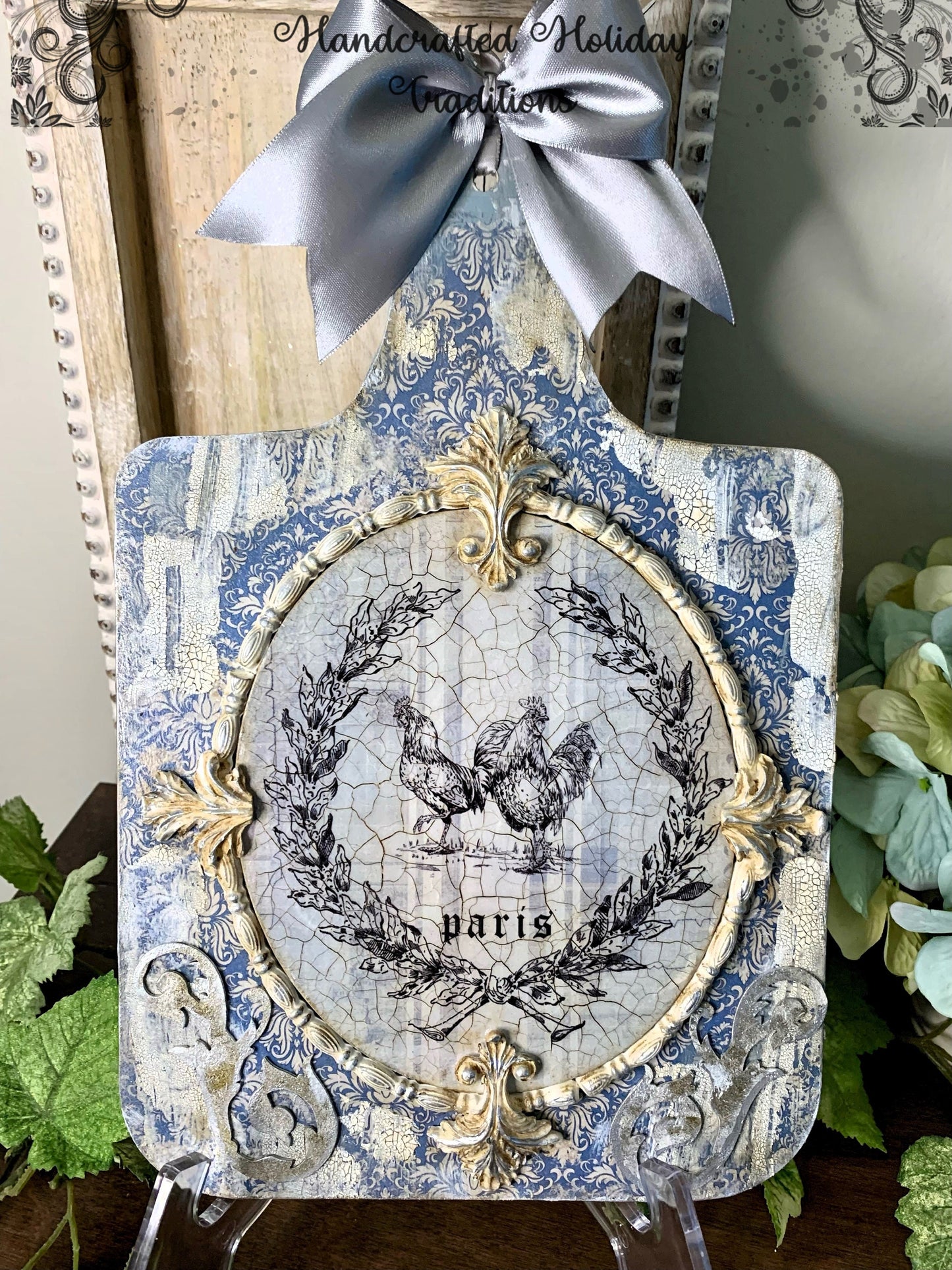 Laser Cut MDF, Wood, Large, Kitchen, Cutting Board, Plaque, Center Overlay, Blank, Base, 2 pc, Decoupage, Mixed Media, 8 x 12, 1/8 in thick