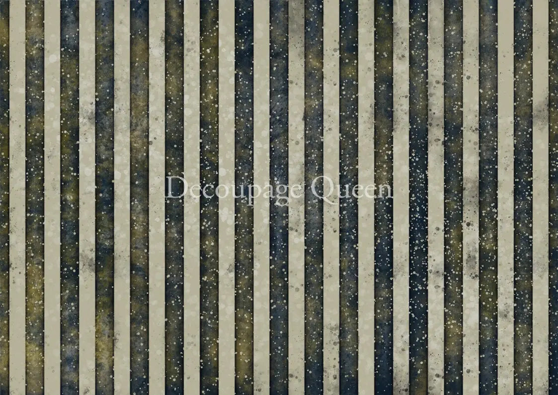 Decoupage Queen, 2023 Winter Release, Christmas, Rice Paper, A4 8.27 X 11.69, Dainty, Queen, Festive Stripes, Background, Wallpaper, 0510 Decoupage Queen