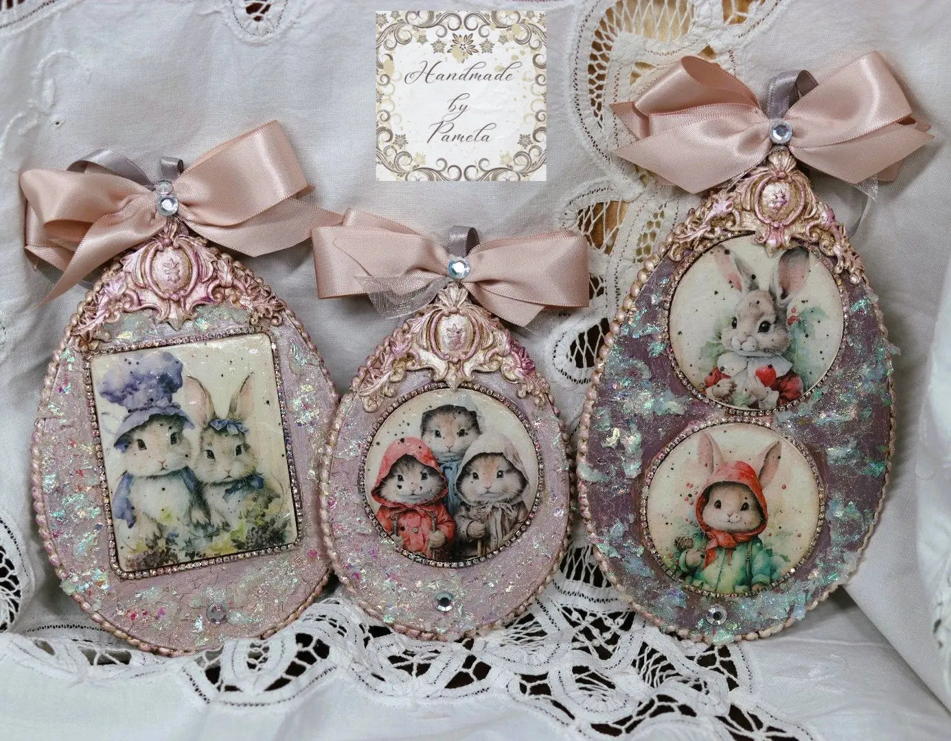 Laser Cut MDF, Easter Egg Ornament, Spring, Decoration, Craft, Base Blank, Paintable, Decoupage, Crafts, Mixed Media,, 3 Sizes Handcrafted Holiday Traditions