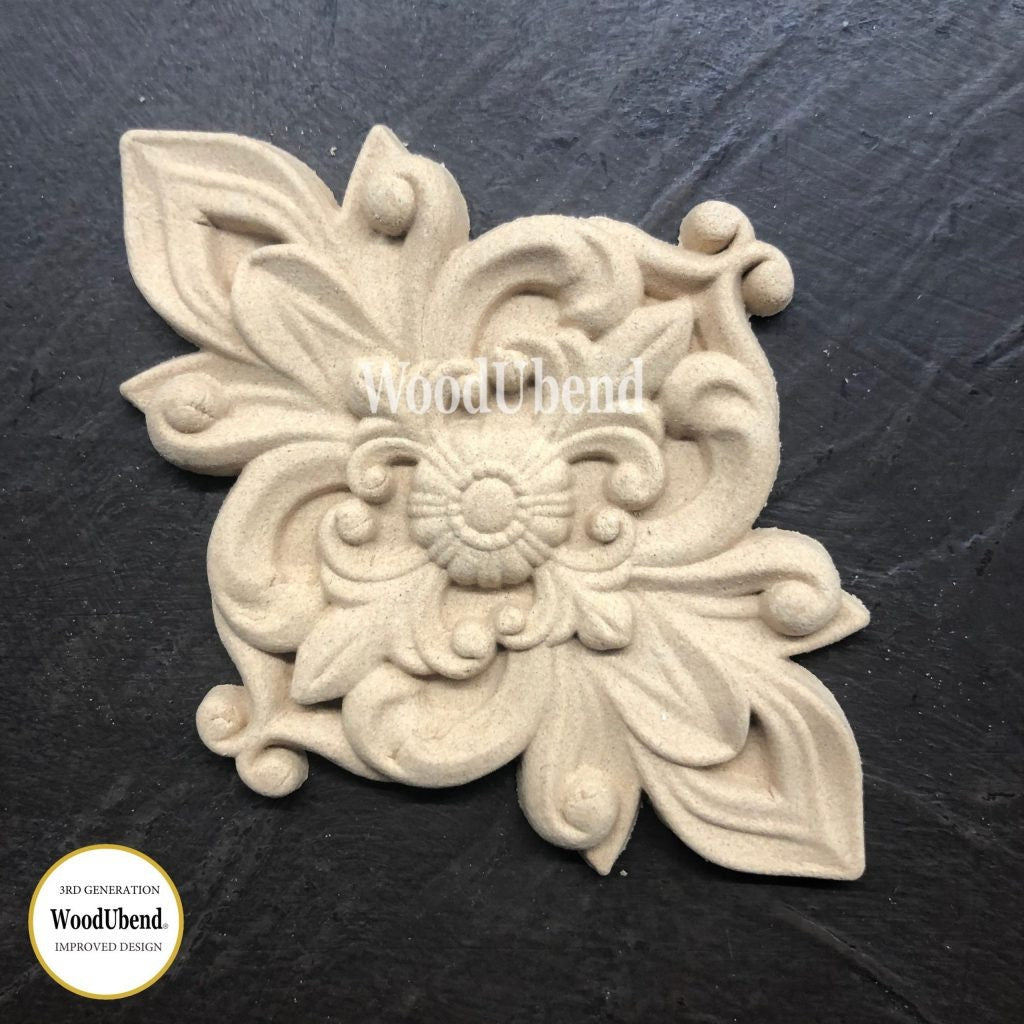 WoodUbend, Pack Of Two, Vintage Style, Centerpieces, WUB2117 10.5 × 7.5 cm