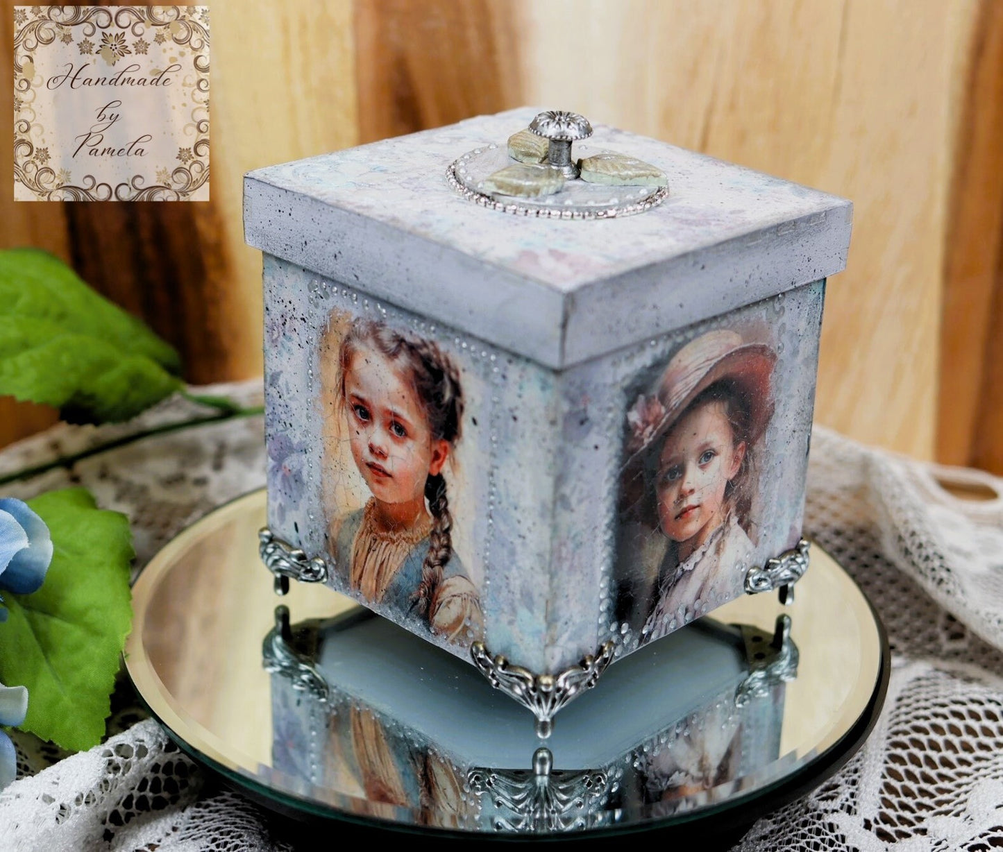 Laser Cut MDF, Basic, Box, with Lid, Buildable Kit, Craft, Base, Blank, Canvas, Decoupage, Mixed Media, Paintable, 10 pc, 2 sizes, Crafts