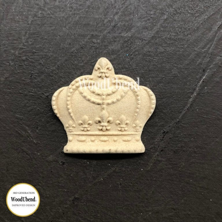 WoodUbend, Crown, Crowns, Pack of 5, WUB1171, 4.1 x 3 x 8 cm, 1.6 x 1.18 x 3.24 inches