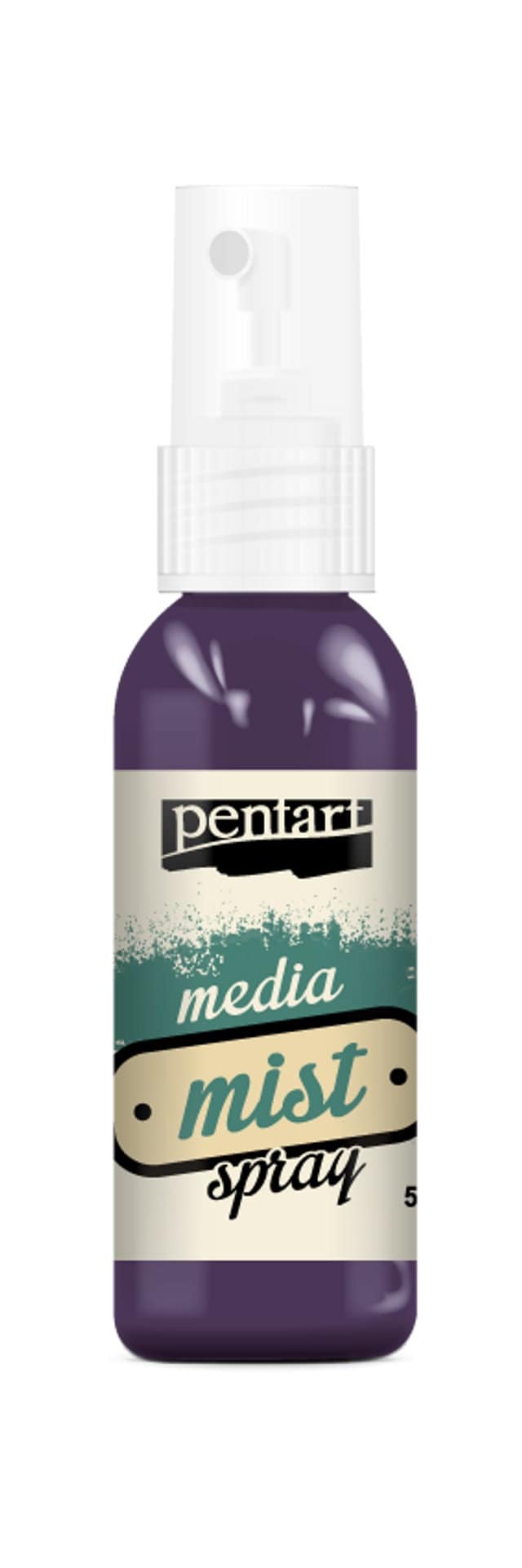 Pentart, Media Mist, Spray, 50 ml, Water-based, Liquid Paint, Vivid Colors, Scrapbooking, Mixed Media, Crafts, Art, Supplies
