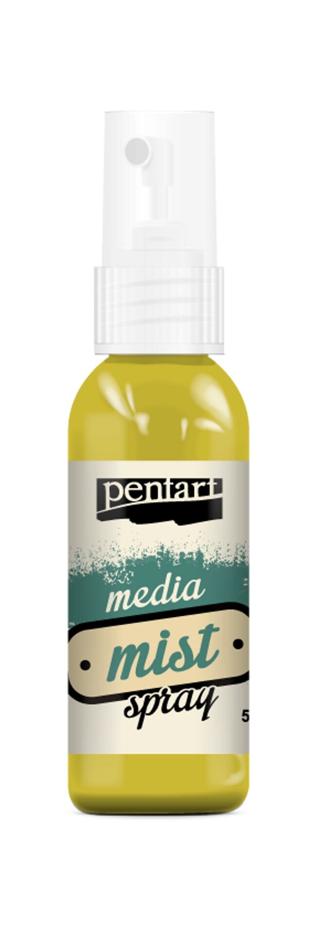 Pentart, Media Mist, Spray, 50 ml, Water-based, Liquid Paint, Vivid Colors, Scrapbooking, Mixed Media, Crafts, Art, Supplies