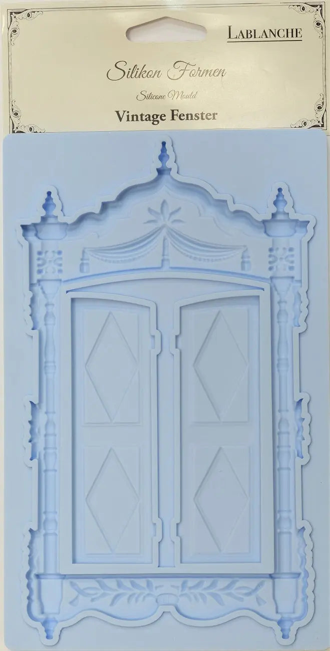LaBlanche, Silicone Mould, Mold, Limited Edition, Vintage Window, Food Safe, Silicone Mold, 12.7 x 20.3 cm LMF062 LaBlanche