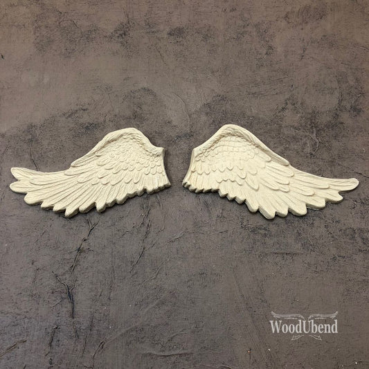 WoodUbend, Angel, Wings, Pack Of Two, 2 Sizes, Bendable, Flexible, WUB1206, WUB1207