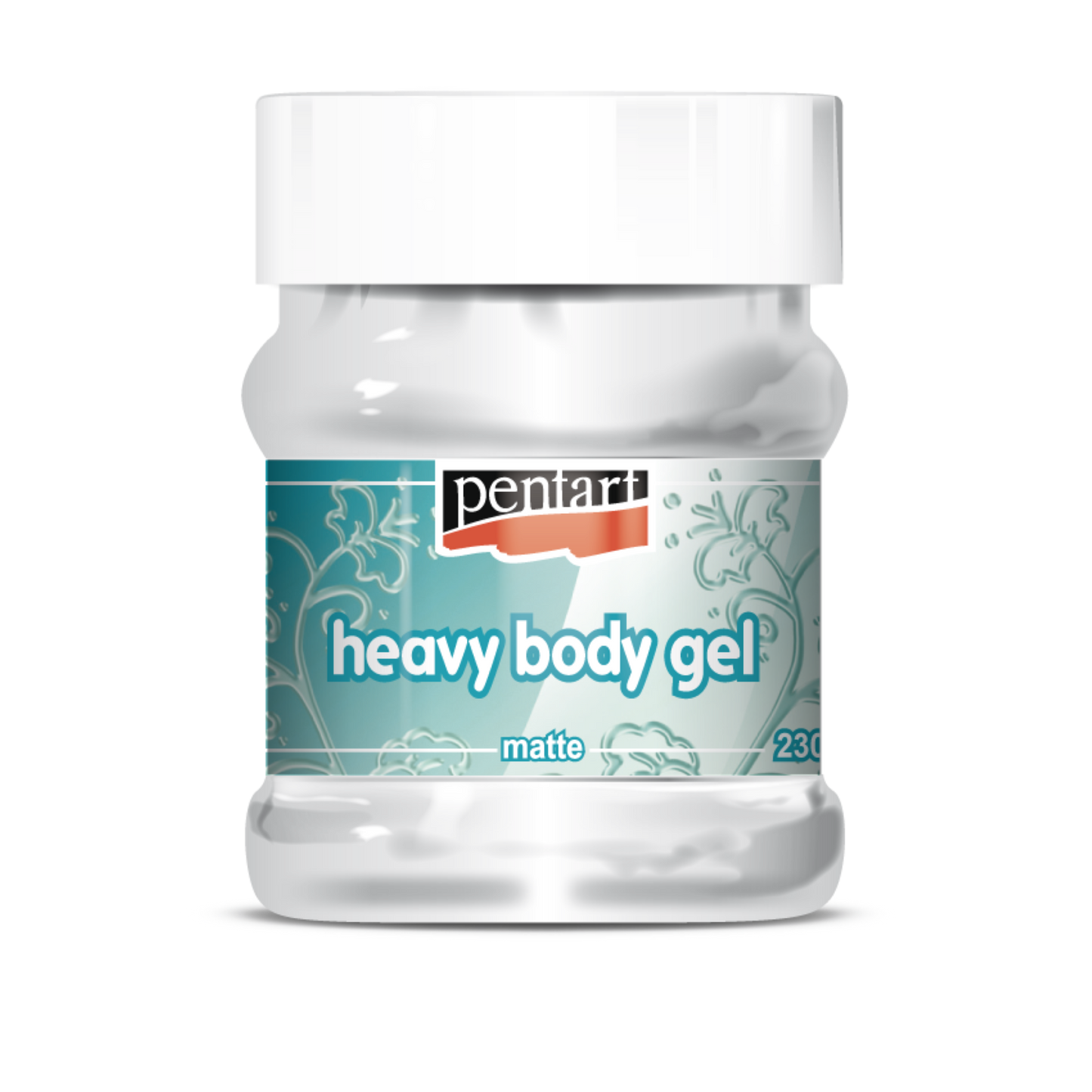 Pentart, Heavy Body Gel, Glossy Transparent or Matte Opaque, 230 ml