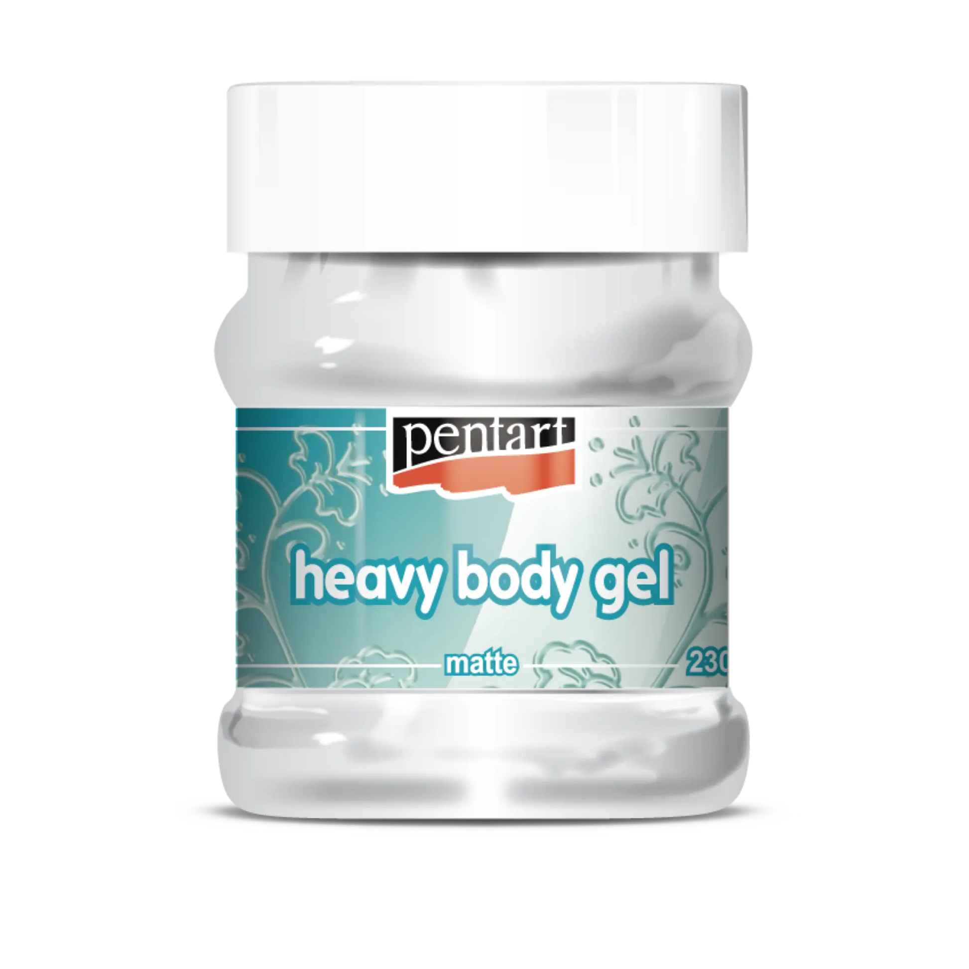 Pentart, Heavy Body Gel, Glossy Transparent or Matte Opaque, 230 ml Pentart