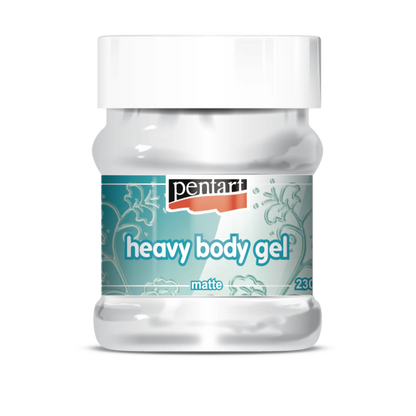 Pentart, Heavy Body Gel, Glossy Transparent or Matte Opaque, 230 ml Pentart