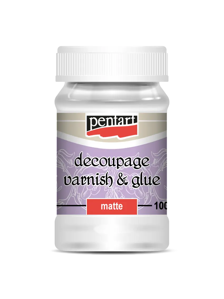Pentart, Decoupage Varnish and Glue, Matte, Silky Shine, 230 ml, 100 ml, 50 ml Pentart