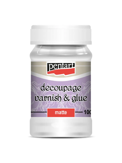 Pentart, Decoupage Varnish and Glue, Matte, Silky Shine, 230 ml, 100 ml, 50 ml Pentart
