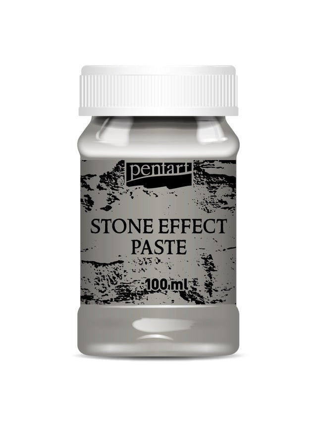 Pentart, Stone Effect Paste, Terra Cotta, Limestone, Sandstone, Cement, Water Based, natural looking stone, 100 ml