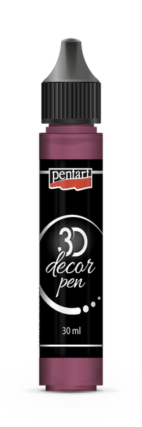 Pentart 3D Decor Paint Pen, Pearl, 30 ml, Premium Quality, DIY Crafts, Mixed Media