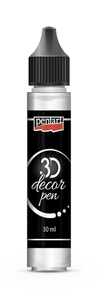 Pentart 3D Decor Paint Pen, Pearl, 30 ml, Premium Quality, DIY Crafts, Mixed Media