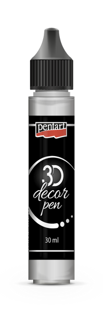 Pentart 3D Decor Paint Pen, Pearl, 30 ml, Premium Quality, DIY Crafts, Mixed Media