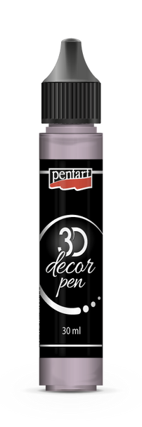 Pentart 3D Decor Paint Pen, Pearl, 30 ml, Premium Quality, DIY Crafts, Mixed Media