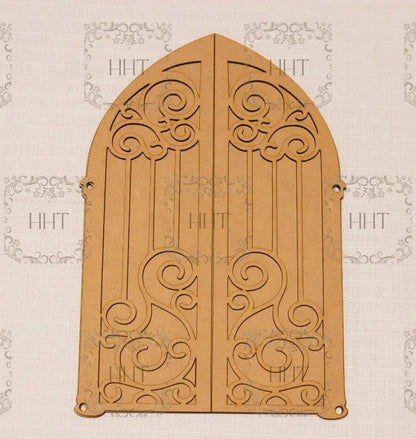 Laser Cut, MDF, Vintage Style, 3 piece, Gate, Triptych, Table Top, Screen, Base, Blank, Plaque, Panel, Decoupage, Mixed Media, Crafts Handcrafted Holiday Traditions