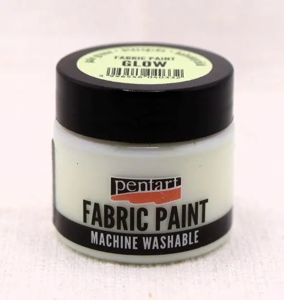 Pentart, Fabric, Textile, Glow in the Dark Paint, Water Based, Washable, Pale Green, Yellow, Pink, 30 ml, 3D Pentart