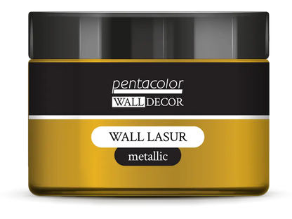 Pentart, Wall Lasur, Metallic, Antique, Gel, 150 ml, Patina Blue and Green, Blue-gold, Gold, Pearl Rose, Red Copper Pentart