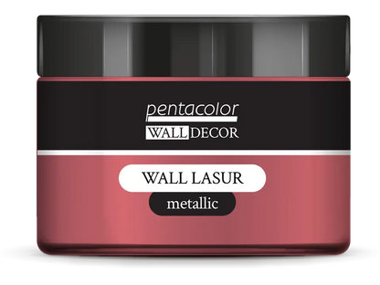 Pentart, Wall Lasur, Metallic, Antique, Gel, 150 ml, Patina Blue and Green, Blue-gold, Gold, Pearl Rose, Red Copper Pentart