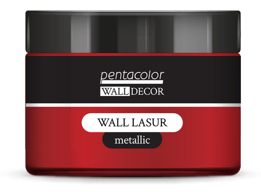 Pentart, Wall Lasur, Metallic, Antique, Gel, 150 ml, Patina Blue and Green, Blue-gold, Gold, Pearl Rose, Red Copper