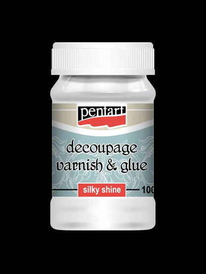 Pentart, Decoupage Varnish and Glue, Matte, Silky Shine, 230 ml, 100 ml, 50 ml Pentart