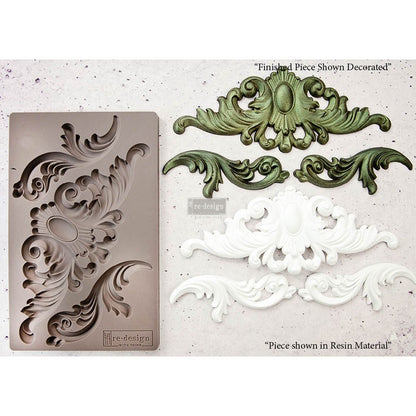 Re-Design with Prima, Silicone Mould, Thorton Medallion, Vintage Style, Food Safe, Silicone, 8 × 5