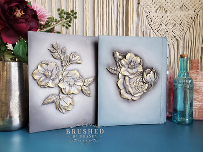 Re-Design with Prima,  Food Safe, Etruscan Rose, Roses, Mould, 5″x8″, Decorations, Silicone Mold, Craft Supplies Re-Design with Prima