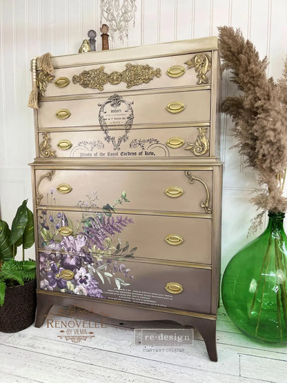 Re-Design with Prima, Antique Scrolls, Mould, Decorations, Food Safe, Silicone Mold, 5" x9" x 1/4" Re-Design with Prima