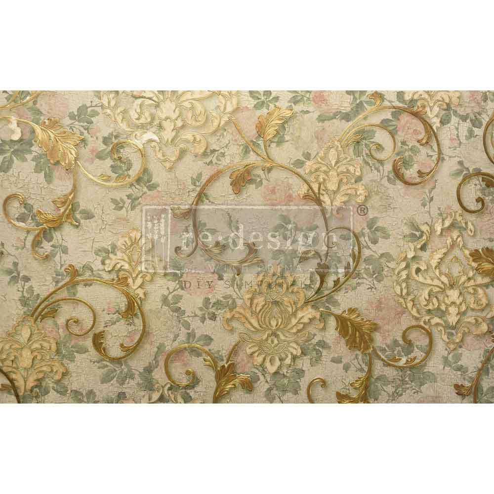Re-Design with Prima, Decoupage, Decor Tissue Paper, Chapelle Royale, 1 sheet, 19.5″x30″