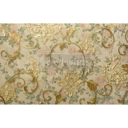 Re-Design with Prima, Decoupage, Decor Tissue Paper, Chapelle Royale, 1 sheet, 19.5″x30″ Re-Design with Prima