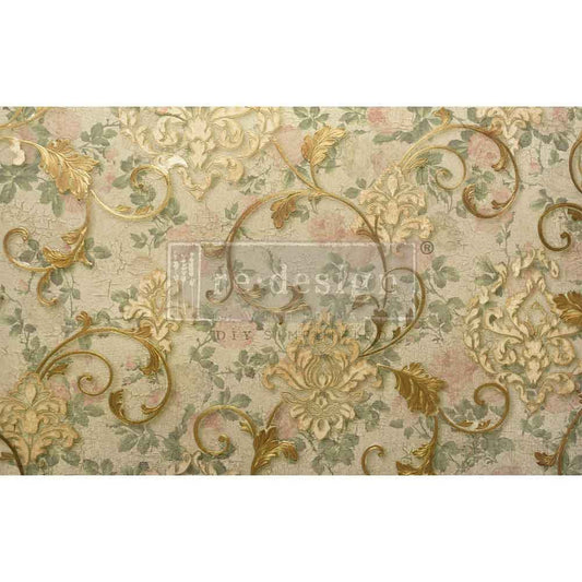Re-Design with Prima, Decoupage, Decor Tissue Paper, Chapelle Royale, 1 sheet, 19.5″x30″