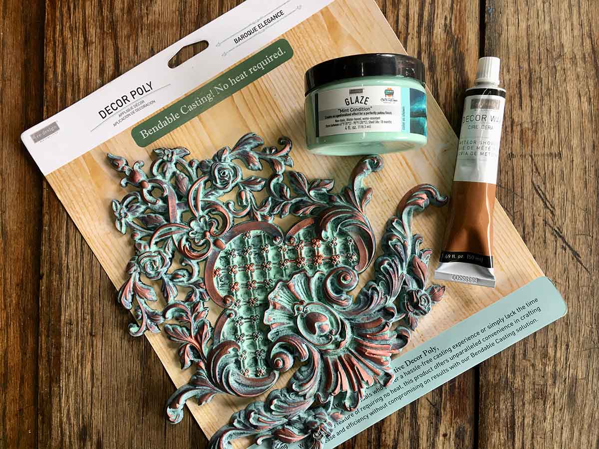 Re-Design with Prima, Restyled, CeCe Glaze, Tigers Eye, Mint Conditions, Shimmer, Coating, Special Dimensional Effect, Water Based