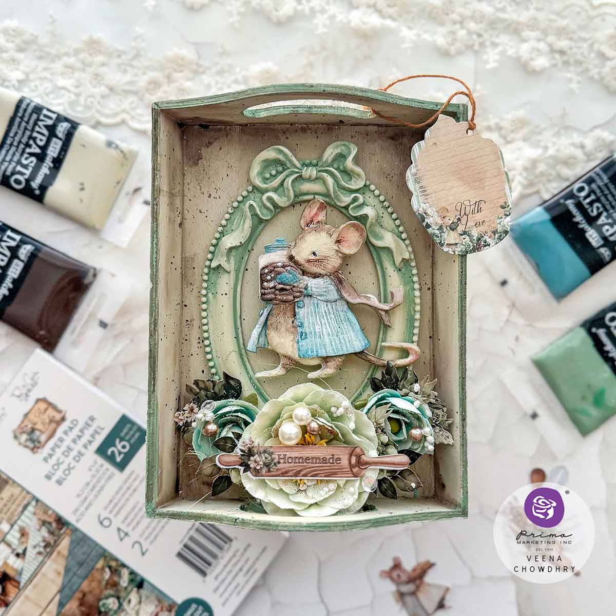 Re-Design with Prima Decor Silicone Mould, The Home Baker Collection – Baker’s Delight, Food Safe Mold for Resin, Clay