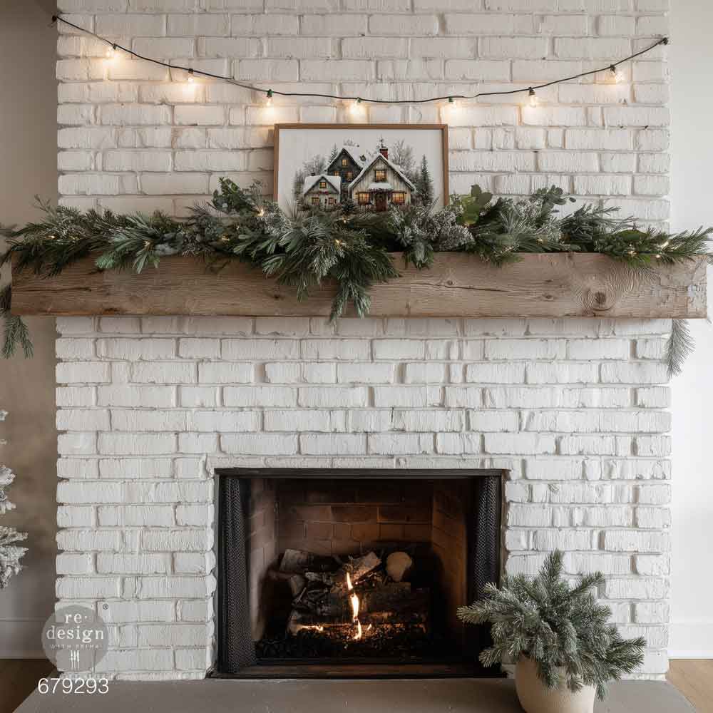 Re-Design with Prima Decoupage Fiber Pack, Cozy Country Christmas, Farm, Barn Animals, 2 sheets, A4 8.3″x11.7″ each, Mixed Media
