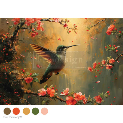 Re-Design with Prima Decoupage Fiber, Sunset Serenade, 1 sheet, A3 11.7″x16.5″, 2026