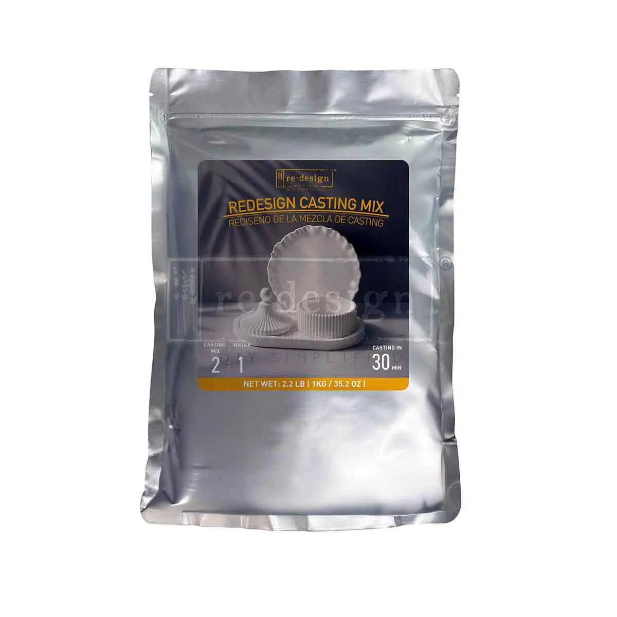 Re-Design, Casting Mix Refill, Smooth, High-performance Casting Powder, 1 bag, 2.2lb Re-Design with Prima