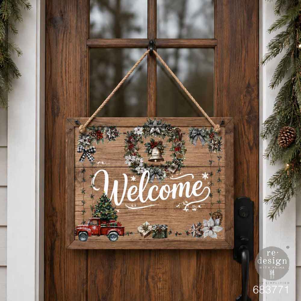 Re-Design with Prima, Middy Plus Transfers, Home For The Holidays, 3 sheets + 1 bonus sheet, 8.5″x11