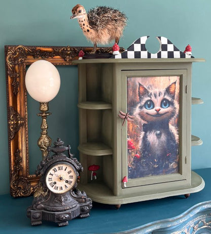 Re-Design with Prima, Decoupage Fiber – Whiskers Of Wit – 1 sheet, A3 11.7″x16.5″, Cheshire Cat, Wonderland
