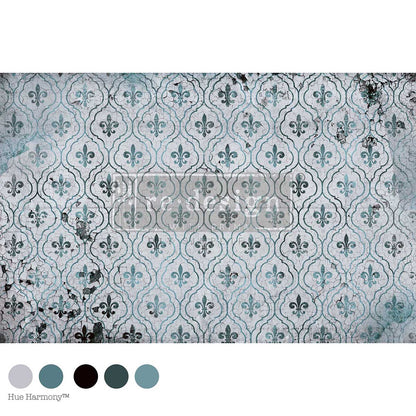 Re-Design with Prima Decoupage Fiber Paper, Fossilized Versailles, French Inspired, Shabby Chic, Vintage, Mixed Media, 1 sheet, 19.5″x30″