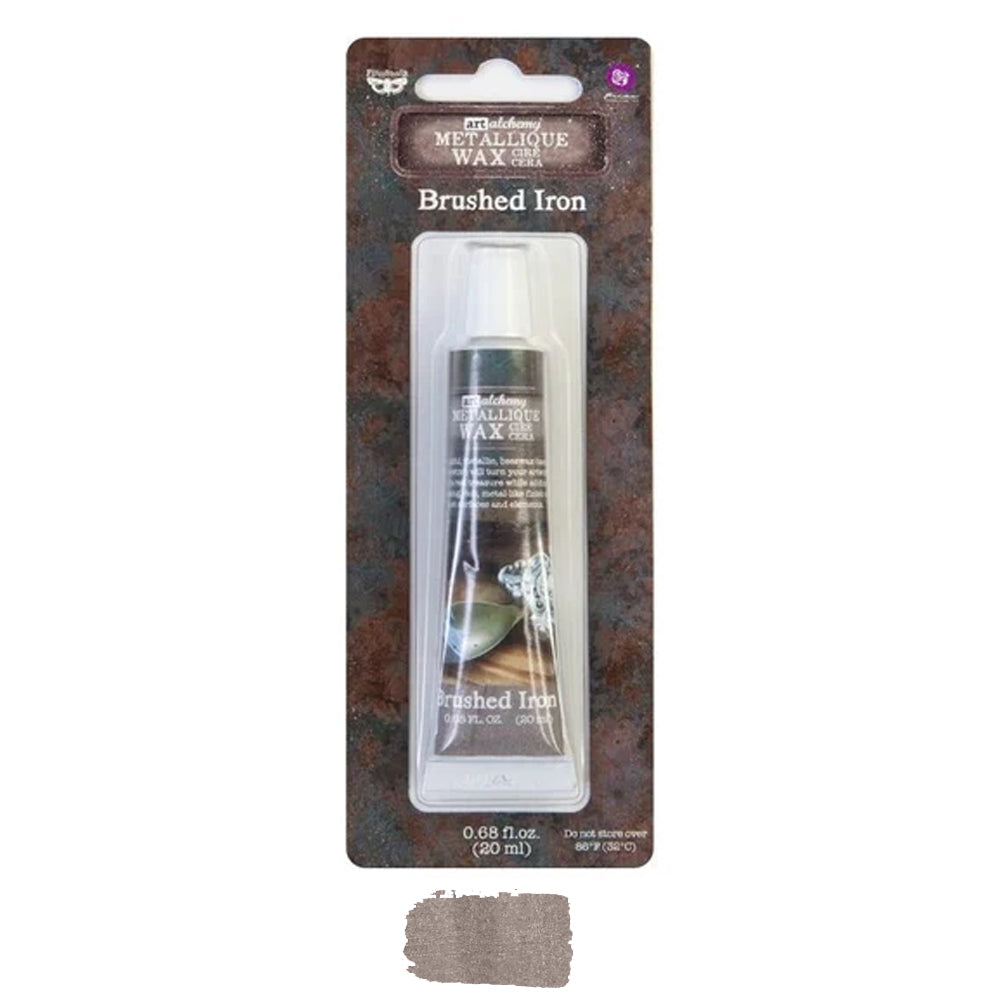 Re-Design with Prima, Decor, Art Alchemy, Metallique Wax Paste, Beeswax-based, Rose, Gold, White Gold, Copper, Silver, Iron, Brass, 20 ml