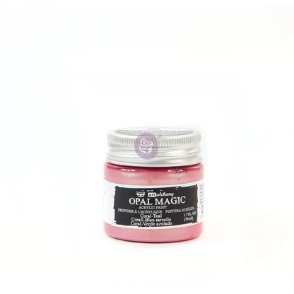Re-Design Prima, Art Alchemy, Opal Magic, Acrylic Paint, Two-tone, Iridescent, Mixed Media, Crafts, Water based, Non-Toxic, 1.7 oz Re-Design with Prima