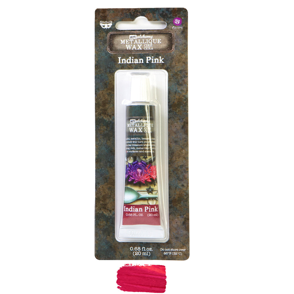 Re-Design with Prima, Decor, Art Alchemy, Metallique Wax Paste, Rose, Gold, White Gold, Copper, Silver, Iron, Brass, Blue, Pink, Pink, Green