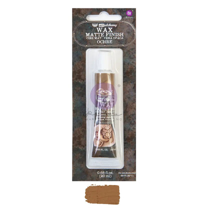 Re-Design with Prima, Art Alchemy, Wax Paste, Matte, Antiquing Wax, Charcoal Black, Sepia, Old White, Stained Wood, French Lavender, Rusty Red, Ochre, 20 ml Re-Design with Prima