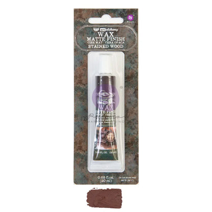 Re-Design with Prima, Art Alchemy, Wax Paste, Matte, Antiquing Wax, Charcoal Black, Sepia, Old White, Stained Wood, French Lavender, Rusty Red, Ochre, 20 ml Re-Design with Prima